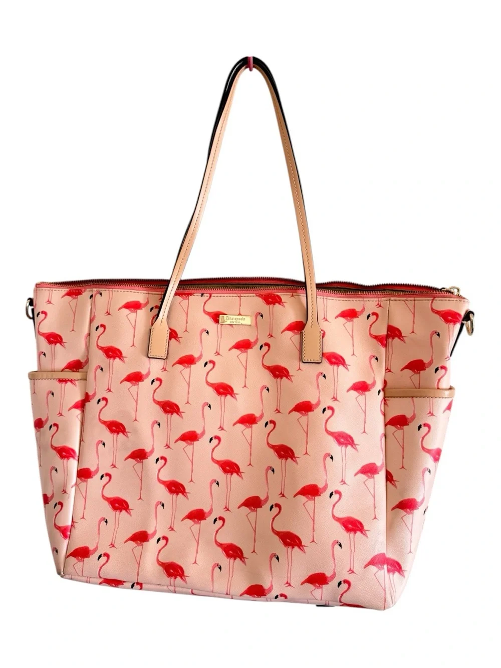Kate Spade Flamingo Print Baby Bag or Tote Bag